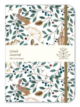 "Hares & Berries" Lined Journal | Skrivebok