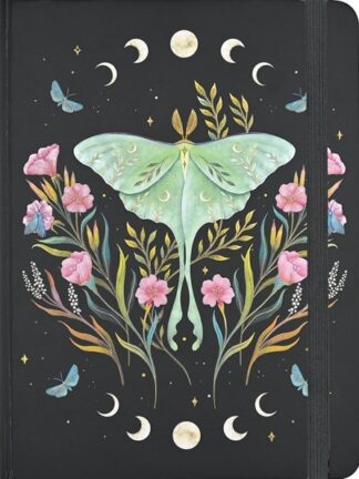 "Luna Moth" Mid-size Journal | Skrivebok