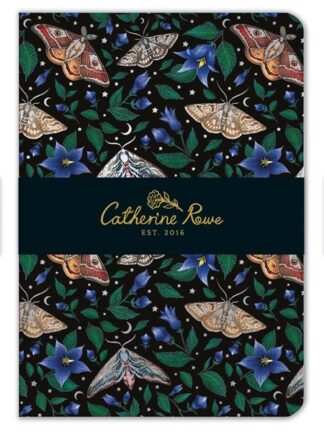 "Moon Moths - Catherine Rowe" A5 Luxury Notebook | Skrivebok